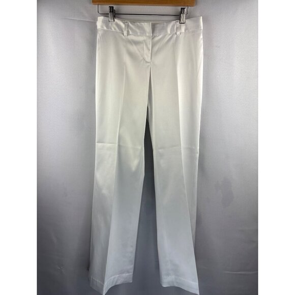 White Dress Pants By Express Design Studio Size 2 Womens - Picture 2 of 6